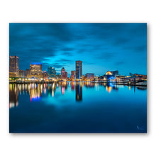 Load image into Gallery viewer, Blue Baltimore Skyline
